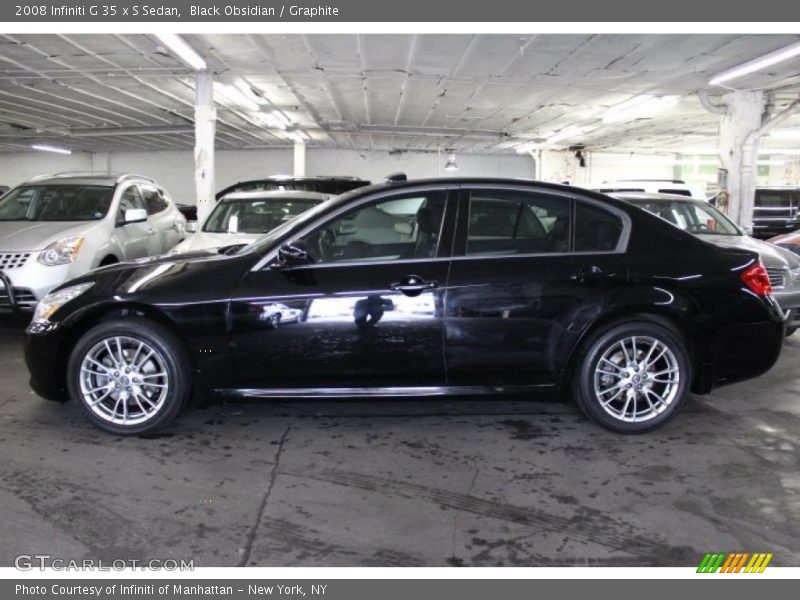 Black Obsidian / Graphite 2008 Infiniti G 35 x S Sedan