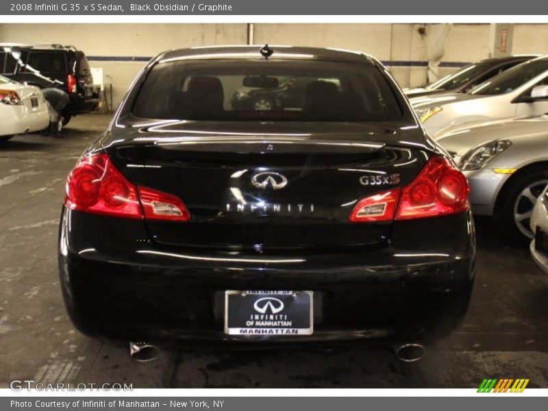Black Obsidian / Graphite 2008 Infiniti G 35 x S Sedan