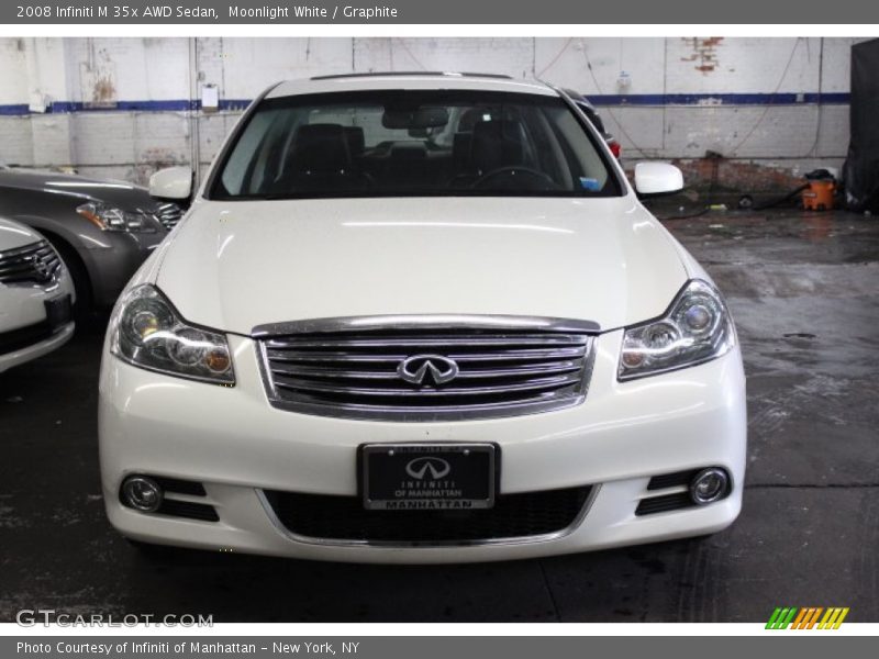 Moonlight White / Graphite 2008 Infiniti M 35x AWD Sedan