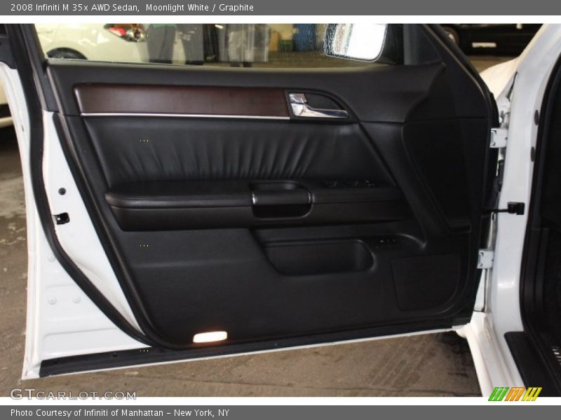 Moonlight White / Graphite 2008 Infiniti M 35x AWD Sedan