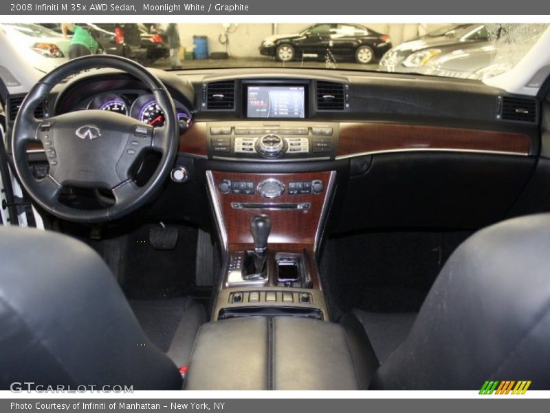 Moonlight White / Graphite 2008 Infiniti M 35x AWD Sedan