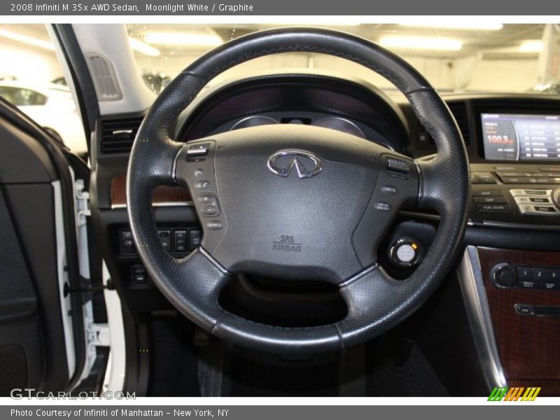 Moonlight White / Graphite 2008 Infiniti M 35x AWD Sedan