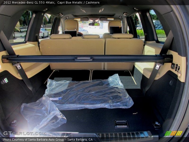 Capri Blue Metallic / Cashmere 2012 Mercedes-Benz GL 550 4Matic