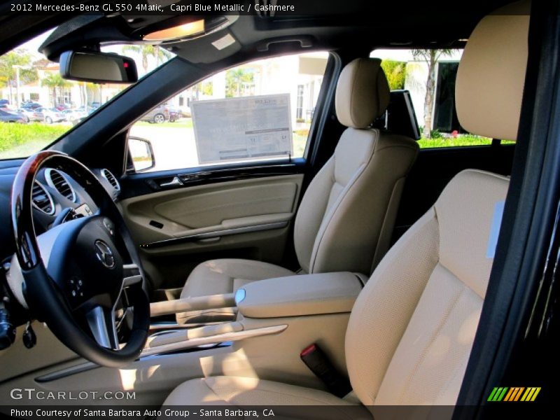 Capri Blue Metallic / Cashmere 2012 Mercedes-Benz GL 550 4Matic