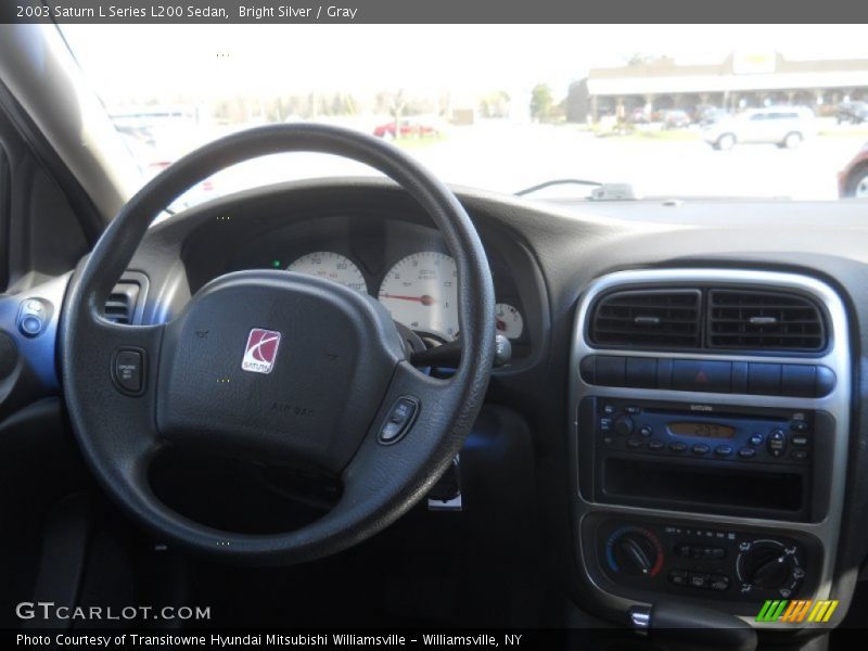 Bright Silver / Gray 2003 Saturn L Series L200 Sedan