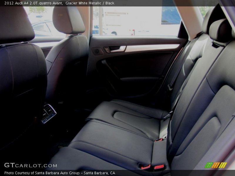 Glacier White Metallic / Black 2012 Audi A4 2.0T quattro Avant