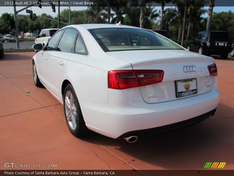 Ibis White / Velvet Beige 2012 Audi A6 2.0T Sedan