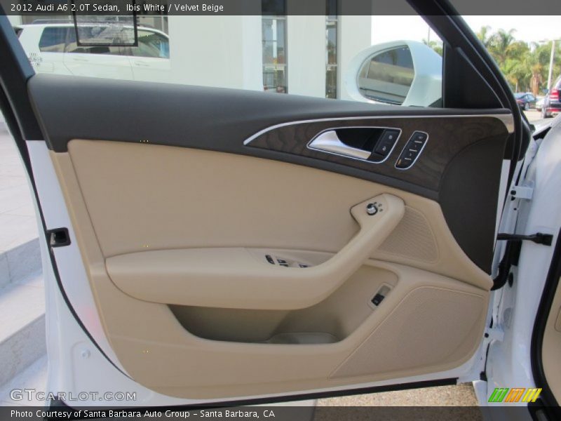 Ibis White / Velvet Beige 2012 Audi A6 2.0T Sedan