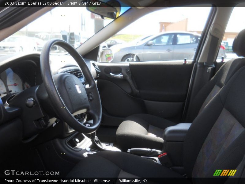 Bright Silver / Gray 2003 Saturn L Series L200 Sedan