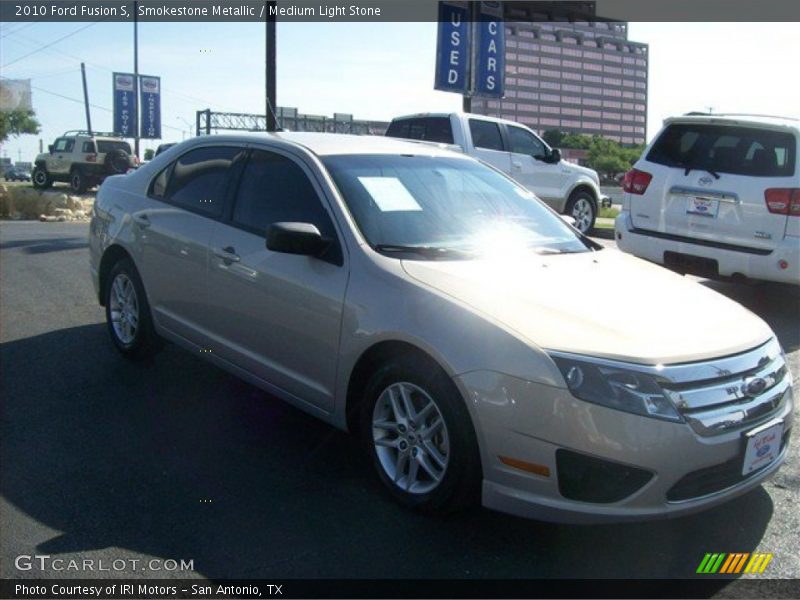 Smokestone Metallic / Medium Light Stone 2010 Ford Fusion S