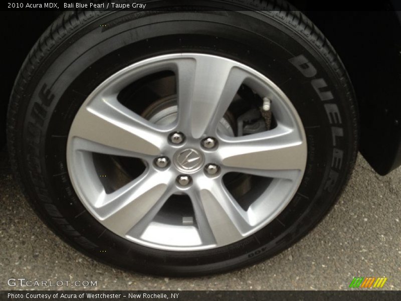 Bali Blue Pearl / Taupe Gray 2010 Acura MDX