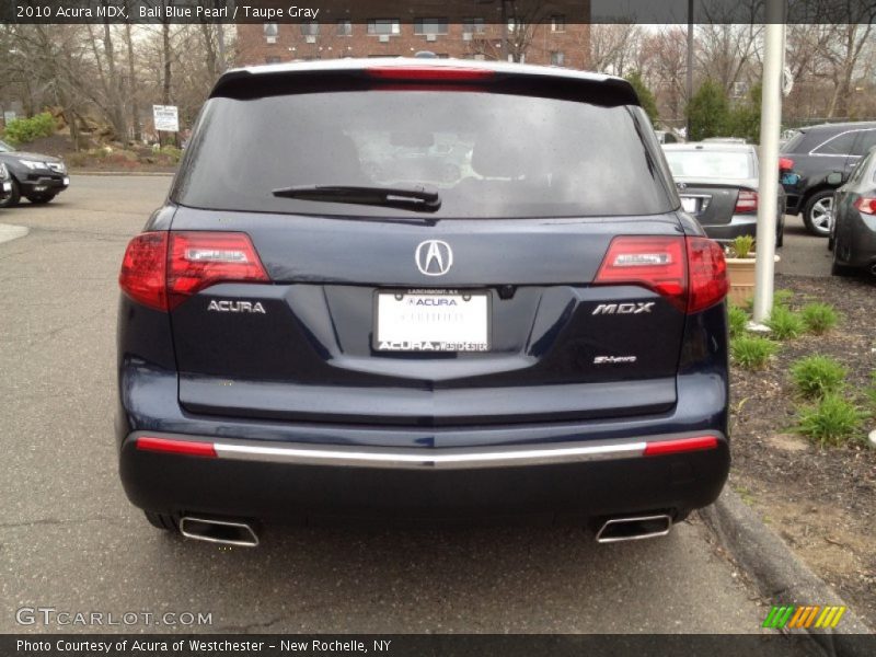 Bali Blue Pearl / Taupe Gray 2010 Acura MDX