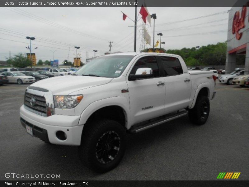 Super White / Graphite Gray 2009 Toyota Tundra Limited CrewMax 4x4