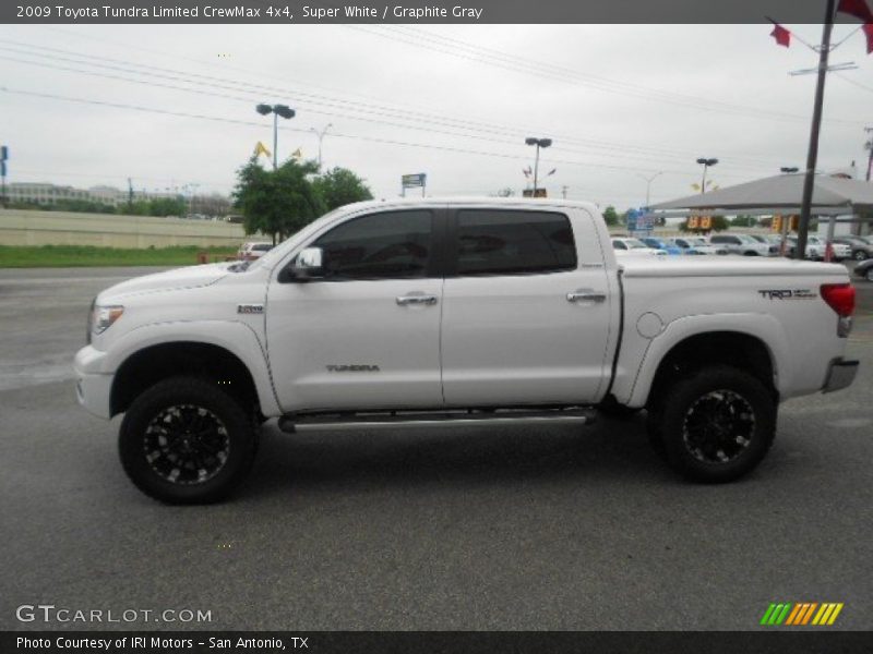 Super White / Graphite Gray 2009 Toyota Tundra Limited CrewMax 4x4