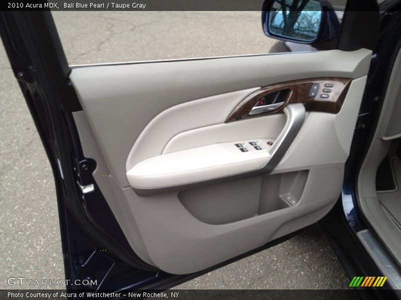 Bali Blue Pearl / Taupe Gray 2010 Acura MDX
