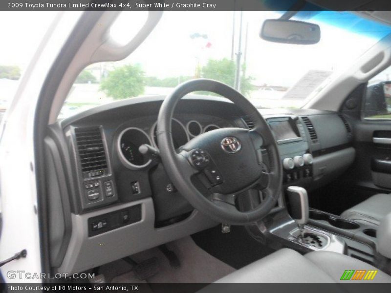 Super White / Graphite Gray 2009 Toyota Tundra Limited CrewMax 4x4
