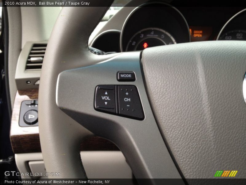 Bali Blue Pearl / Taupe Gray 2010 Acura MDX