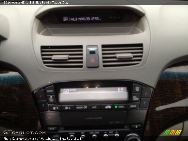 Bali Blue Pearl / Taupe Gray 2010 Acura MDX