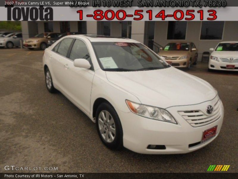 Super White / Bisque 2007 Toyota Camry LE V6
