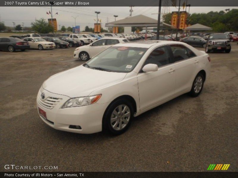 Super White / Bisque 2007 Toyota Camry LE V6