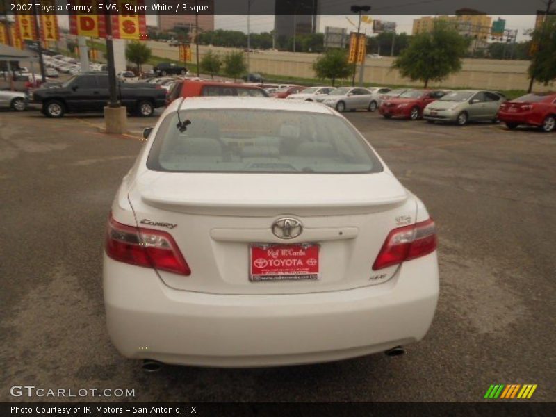 Super White / Bisque 2007 Toyota Camry LE V6