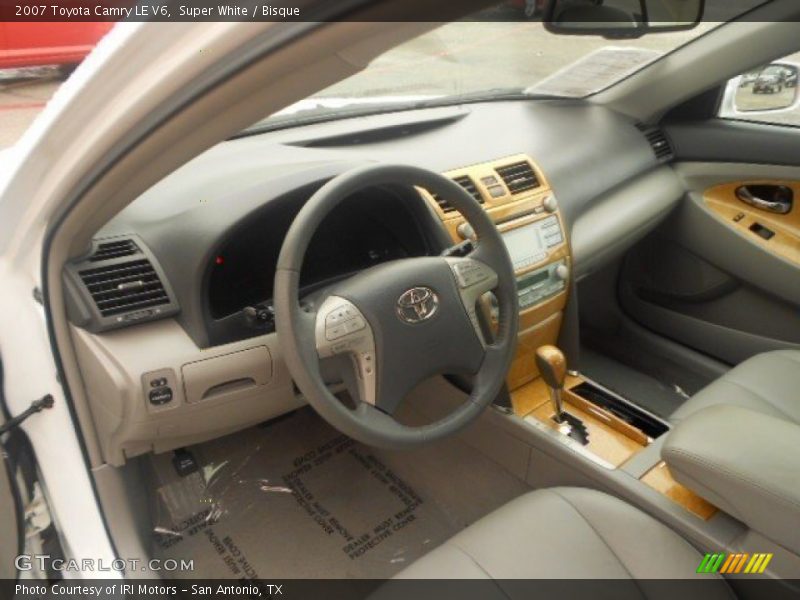Super White / Bisque 2007 Toyota Camry LE V6