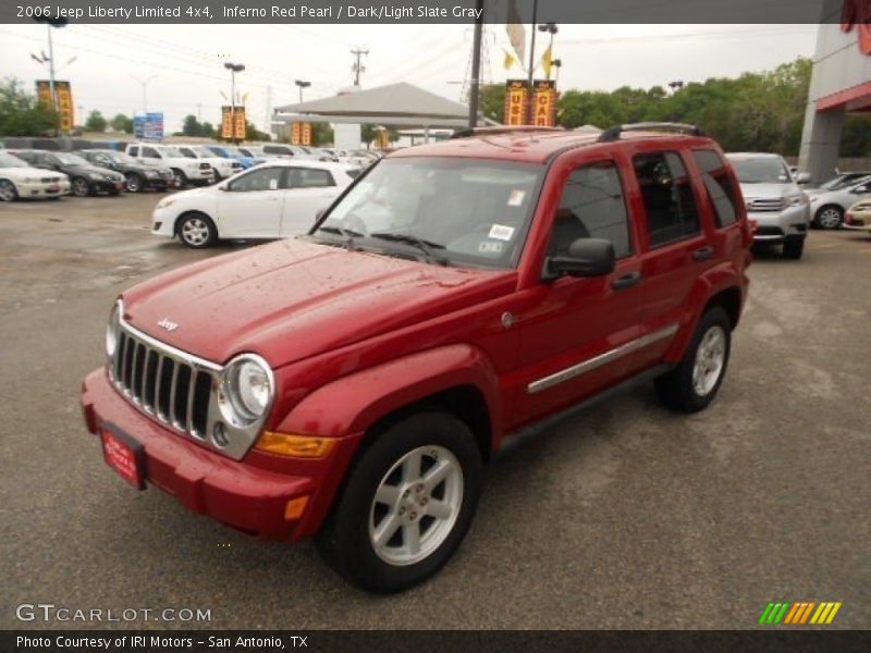 Inferno Red Pearl / Dark/Light Slate Gray 2006 Jeep Liberty Limited 4x4