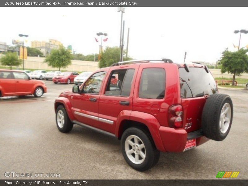 Inferno Red Pearl / Dark/Light Slate Gray 2006 Jeep Liberty Limited 4x4