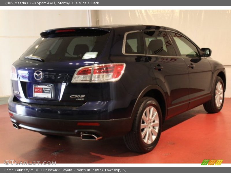 Stormy Blue Mica / Black 2009 Mazda CX-9 Sport AWD