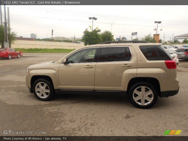 Gold Mist Metallic / Brownstone 2012 GMC Terrain SLT