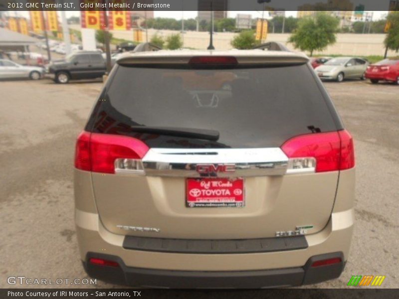 Gold Mist Metallic / Brownstone 2012 GMC Terrain SLT
