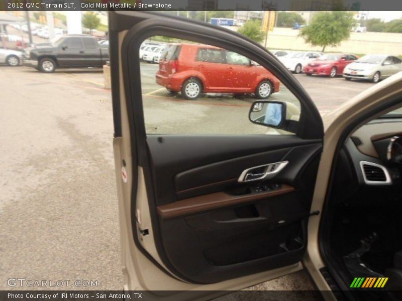Gold Mist Metallic / Brownstone 2012 GMC Terrain SLT