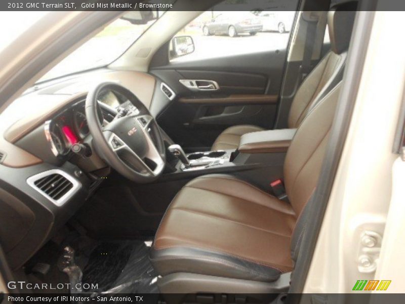 Gold Mist Metallic / Brownstone 2012 GMC Terrain SLT
