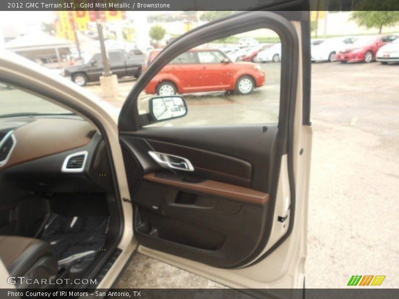 Gold Mist Metallic / Brownstone 2012 GMC Terrain SLT