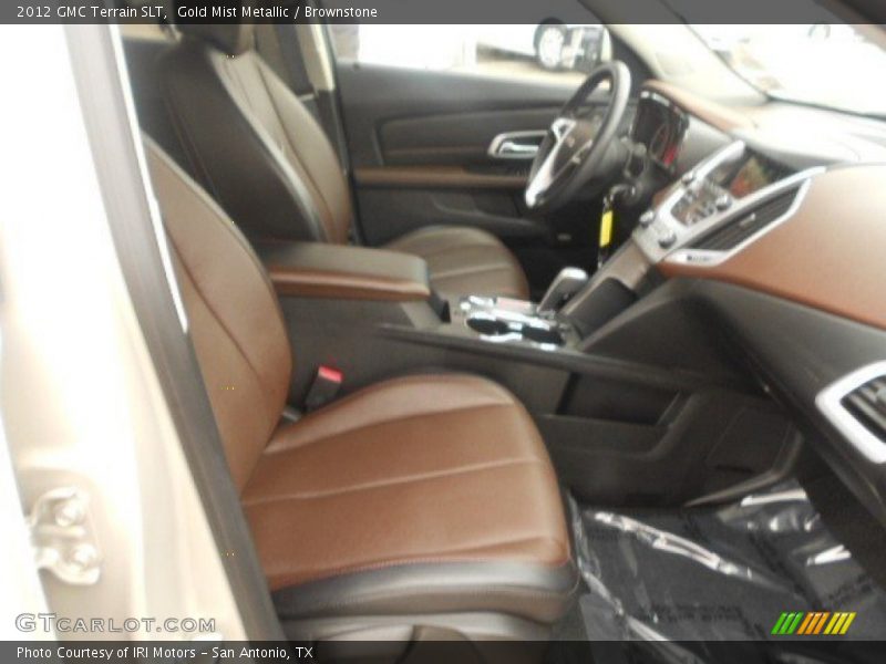 Gold Mist Metallic / Brownstone 2012 GMC Terrain SLT