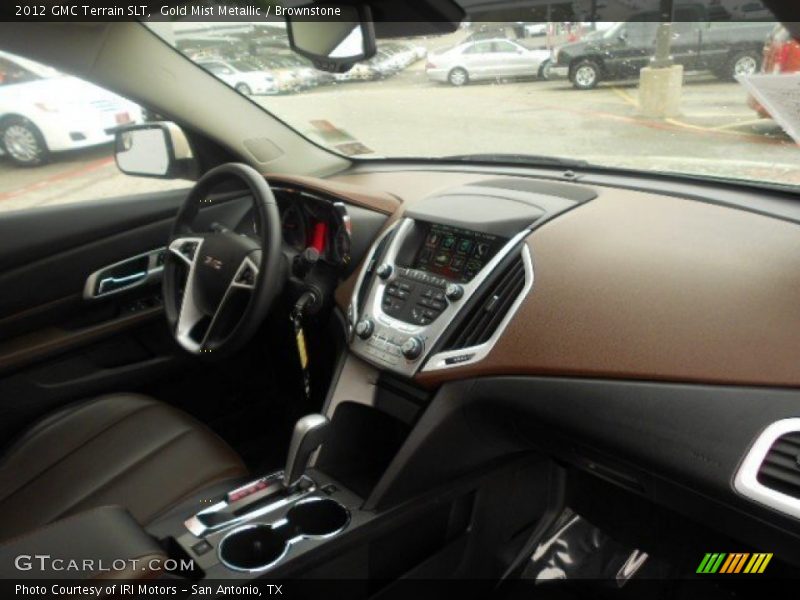 Gold Mist Metallic / Brownstone 2012 GMC Terrain SLT