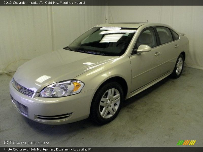 Gold Mist Metallic / Neutral 2012 Chevrolet Impala LT