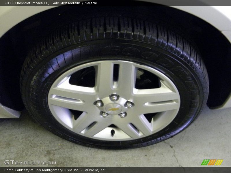 Gold Mist Metallic / Neutral 2012 Chevrolet Impala LT