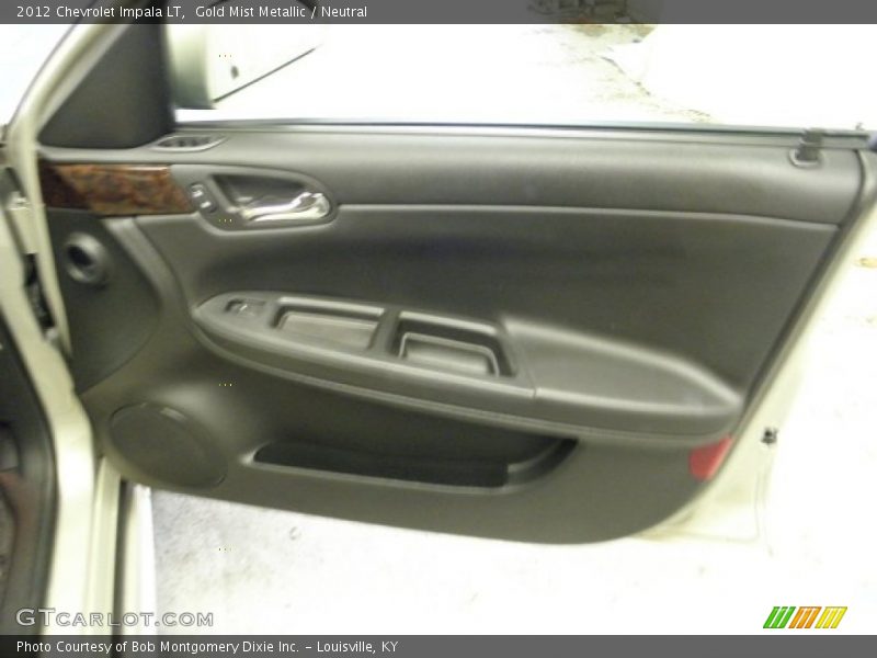 Gold Mist Metallic / Neutral 2012 Chevrolet Impala LT