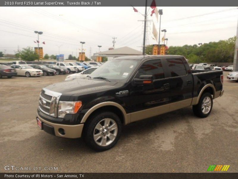 Tuxedo Black / Tan 2010 Ford F150 Lariat SuperCrew