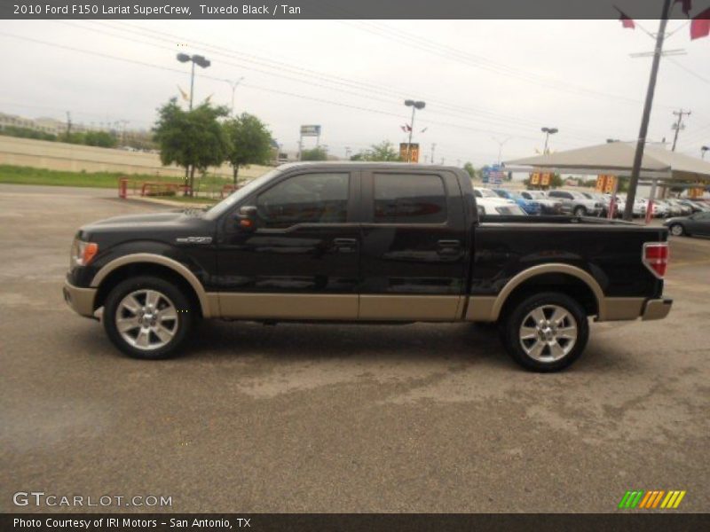 Tuxedo Black / Tan 2010 Ford F150 Lariat SuperCrew
