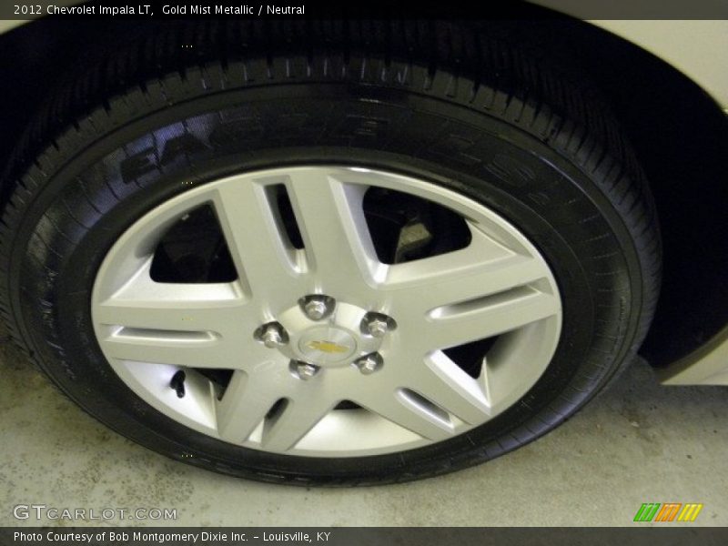 Gold Mist Metallic / Neutral 2012 Chevrolet Impala LT