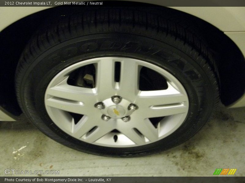 Gold Mist Metallic / Neutral 2012 Chevrolet Impala LT