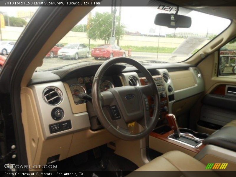 Tuxedo Black / Tan 2010 Ford F150 Lariat SuperCrew