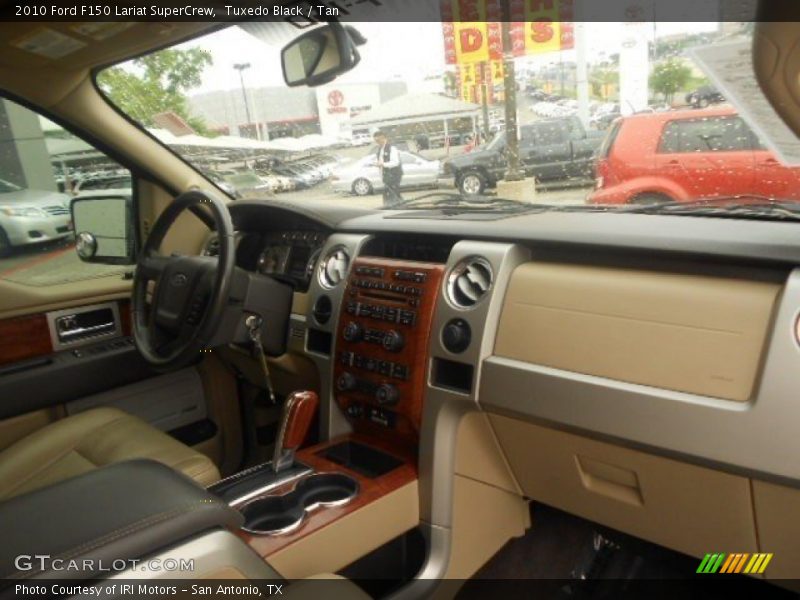 Tuxedo Black / Tan 2010 Ford F150 Lariat SuperCrew