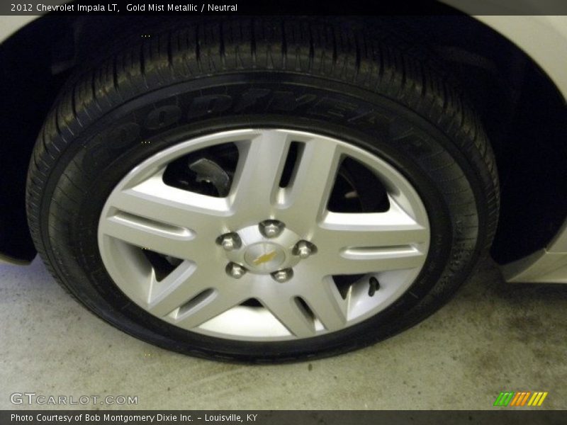 Gold Mist Metallic / Neutral 2012 Chevrolet Impala LT