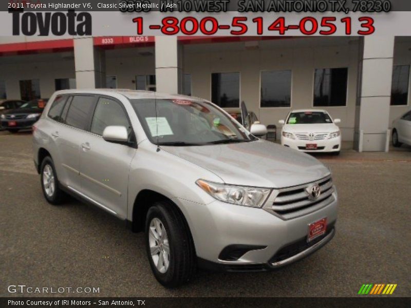 Classic Silver Metallic / Ash 2011 Toyota Highlander V6