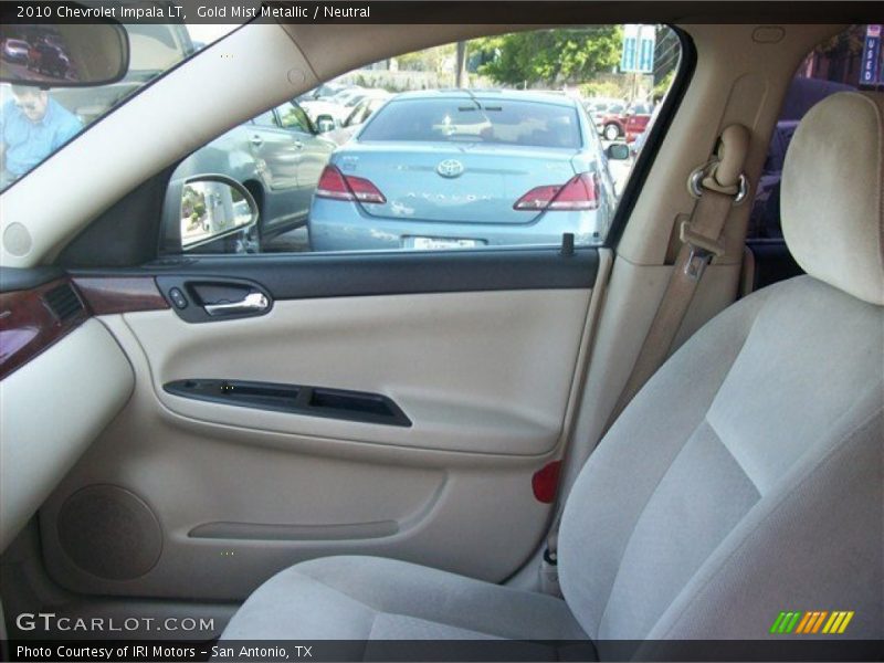Gold Mist Metallic / Neutral 2010 Chevrolet Impala LT