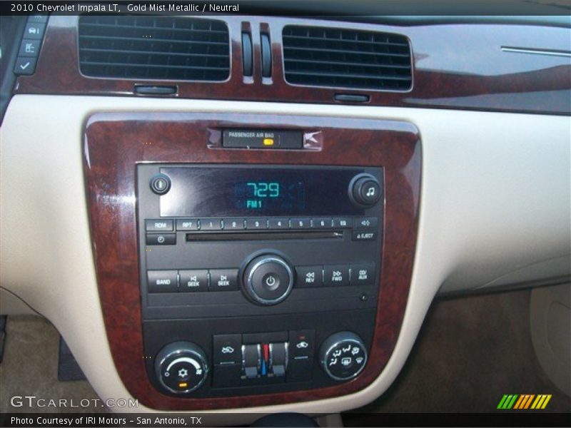 Gold Mist Metallic / Neutral 2010 Chevrolet Impala LT