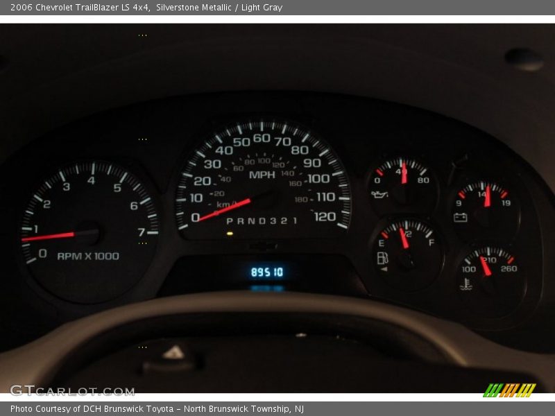 Silverstone Metallic / Light Gray 2006 Chevrolet TrailBlazer LS 4x4